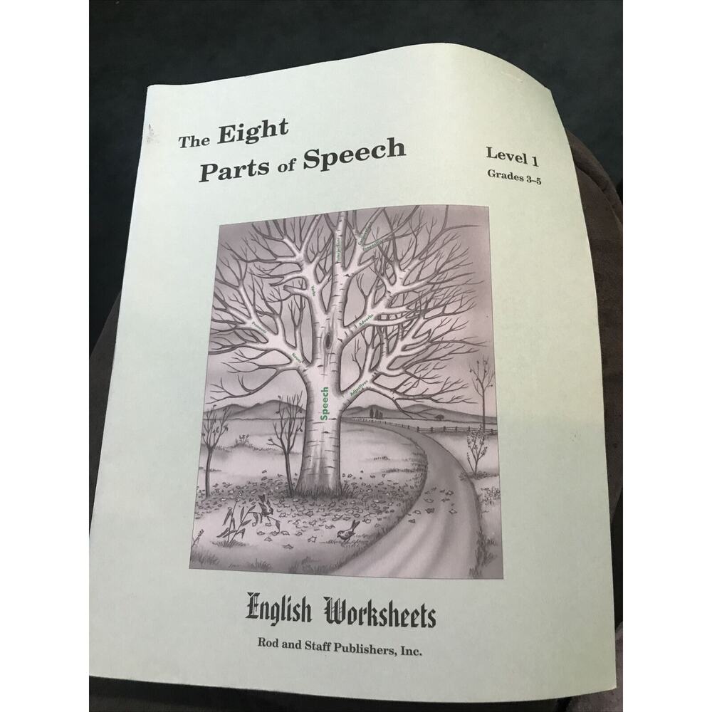 Rod and Staff - The Eight Parts of Speech - Worksheets‎ - Level 1 - Grades 3-5